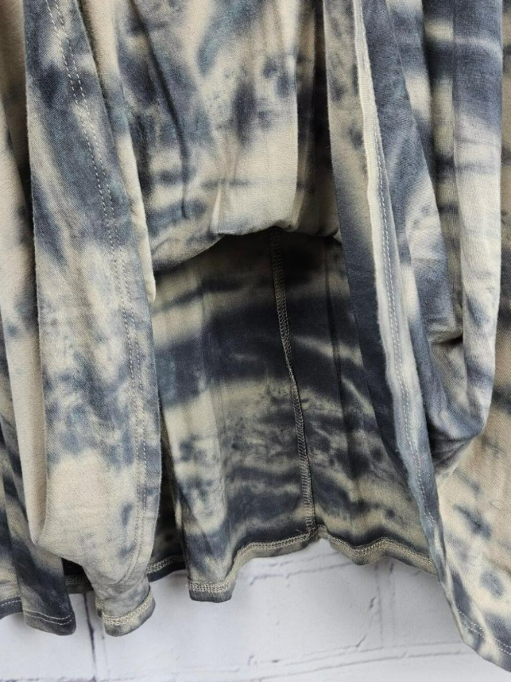 Boho Tie-Dye Maxi Skirt Womens M Stretch Rayon Spandex Beachy Comfort Festival - Picture 5 of 9